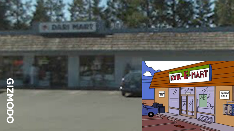 Illustration for article titled What The Simpsons' Springfield Looks Like in Real Life